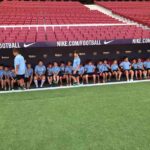 Los participantes en el V Campus de Fútbol visitaron el Wanda Metropolitano 3