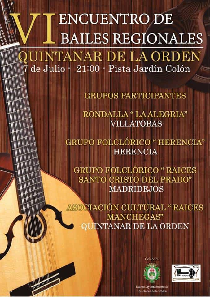 El grupo folclórico "Herencia" participa del VI Encuentro de bailes Regionales de Quintanar de la Orden 1