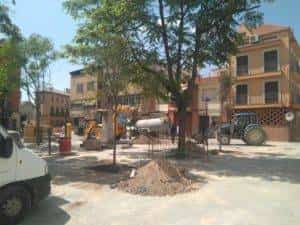 La nueva Plaza Cervantes de Herencia pronto finalizará sus obras 11