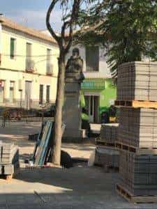 La nueva Plaza Cervantes de Herencia pronto finalizará sus obras 6