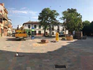 La nueva Plaza Cervantes de Herencia pronto finalizará sus obras 27