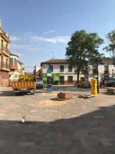 La nueva Plaza Cervantes de Herencia pronto finalizará sus obras 35