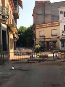 La nueva Plaza Cervantes de Herencia pronto finalizará sus obras 19