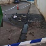 Arde un contenedor en la calle Gómez Montalbán de Herencia 3