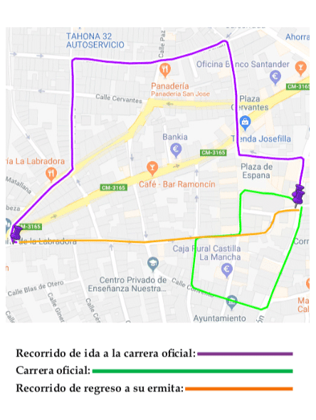 Recorrido y horarios de la procesión de los 7 Santos Itinerario de Los Moraos Procesión de los 7 Santos - Recorrido y horarios de la procesión de los 7 Santos