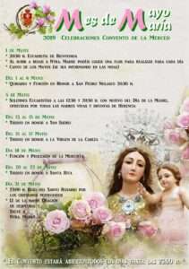 Celebraciones del mes de mayo en el convento de La Merced