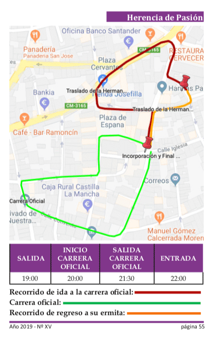 Recorrido y horarios de la procesión del Calvario Procesión del Calvario itinerario - Recorrido y horarios de la procesión del Calvario