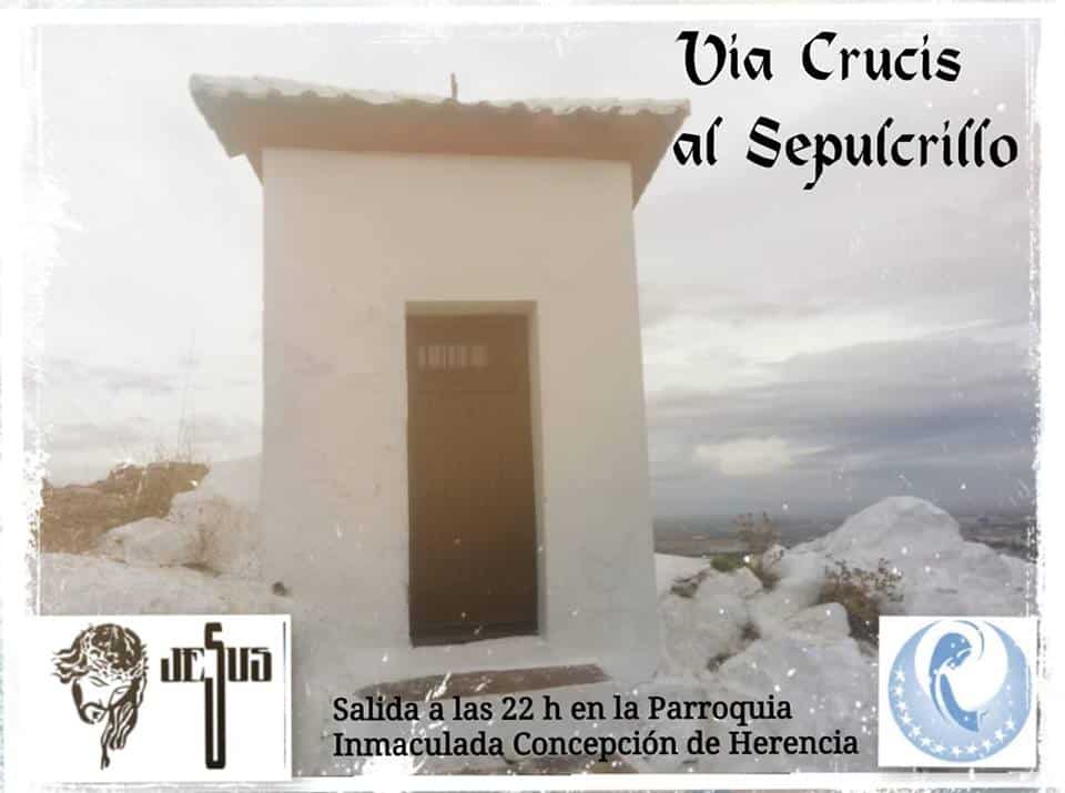 Celebraciones de Semana Santa en la iglesia parroquial de la Inmaculada Via Crucis de jóvenes - Celebraciones de Semana Santa en la iglesia parroquial de la Inmaculada