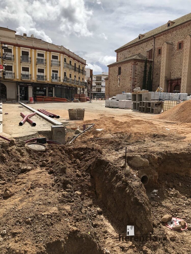 Continuan los obras de la Plaza de España y alrededores 1