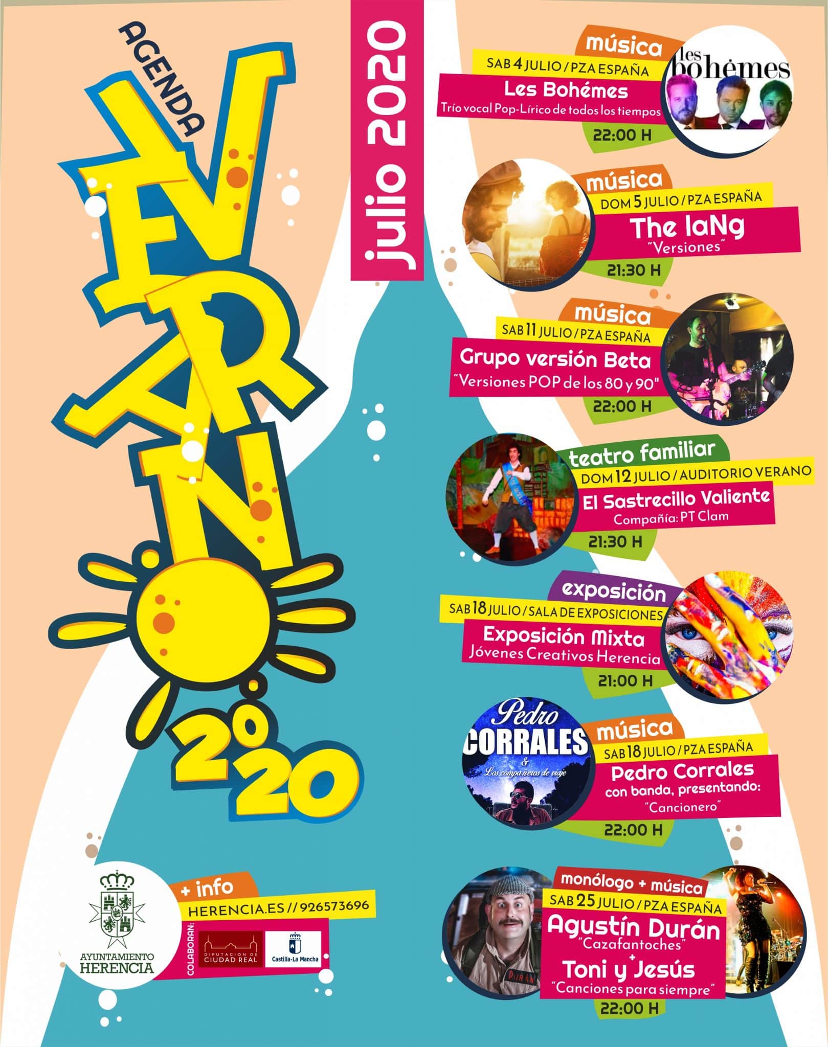 Herencia programa un verano cultural al aire libre para reactivar la economía del municipio programaci%C3%B3n de verano Herencia12 - Herencia programa un verano cultural al aire libre para reactivar la economía del municipio