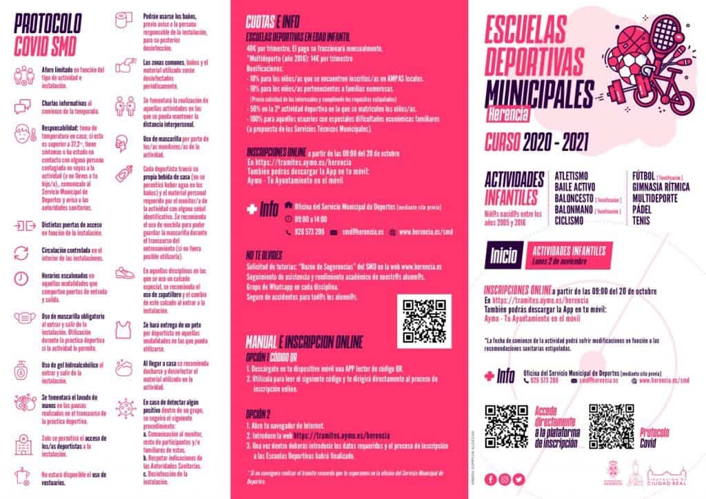 Continúan las inscripciones para las Escuelas Deportivas Infantiles 6