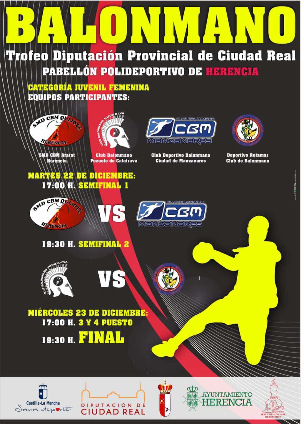 Herencia acogerá el Trofeo Diputación Provincial de Balonmano femenino 3