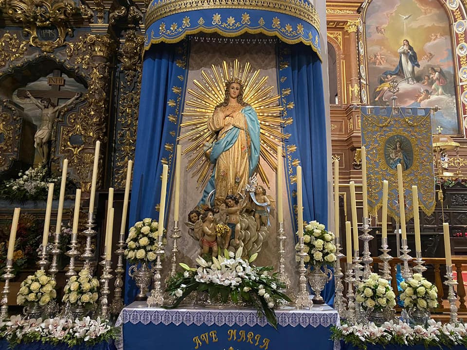 Actos de las fiestas patronales en honor a la Inmaculada Concepción