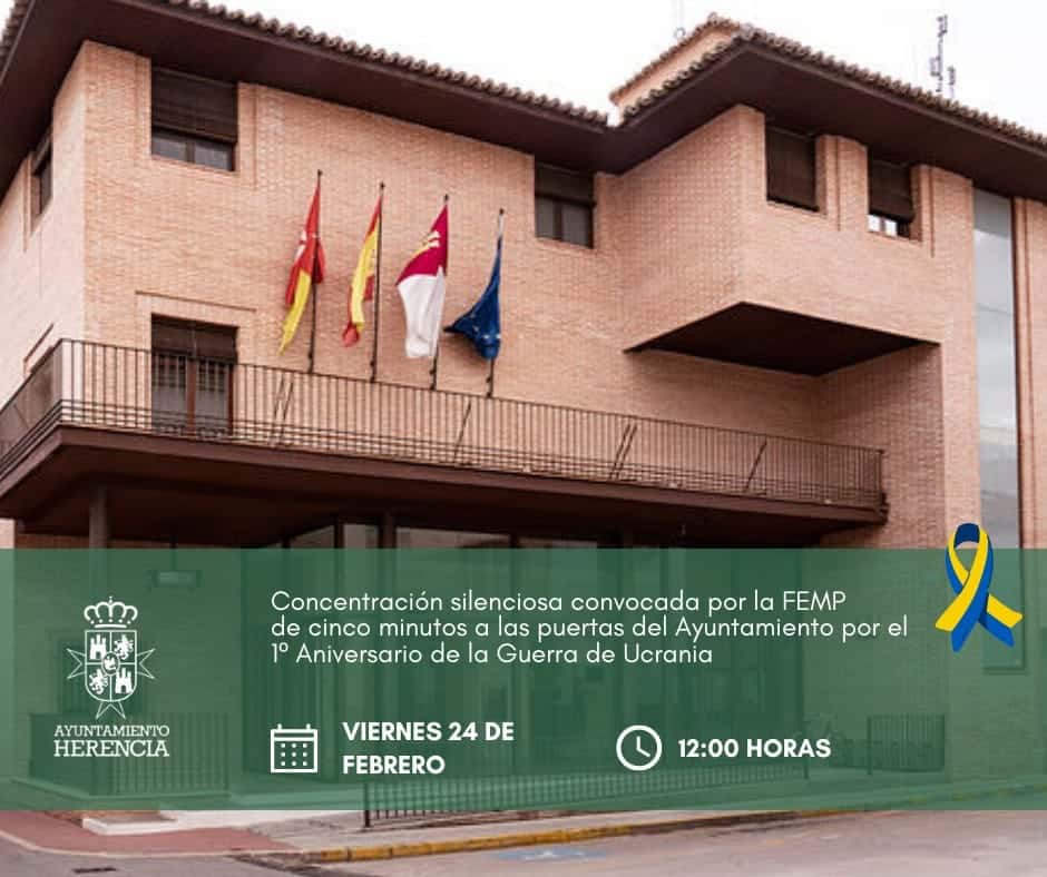 Concentración silenciosa en conmemoración del 1º Aniversario de la Guerra en Ucrania 1