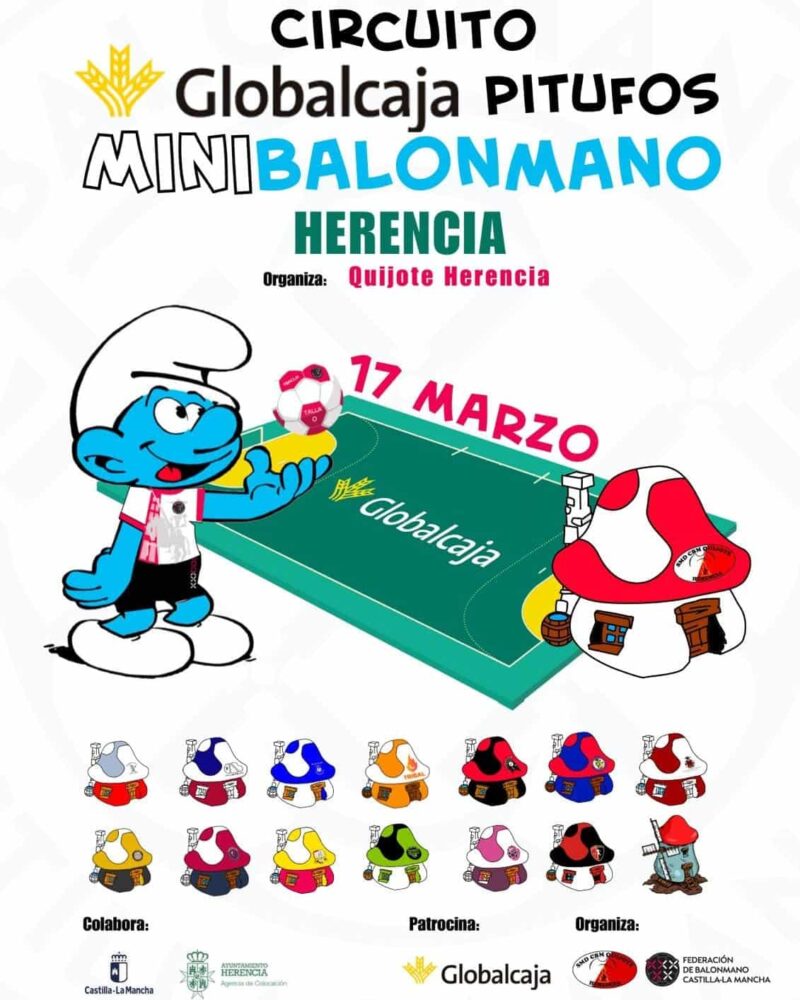 Herencia se viste de deporte: Llega la Jornada Globalcaja Pitufos 1