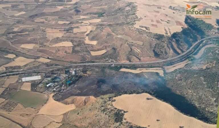 Controlado el incendio forestal declarado en Guadalajara