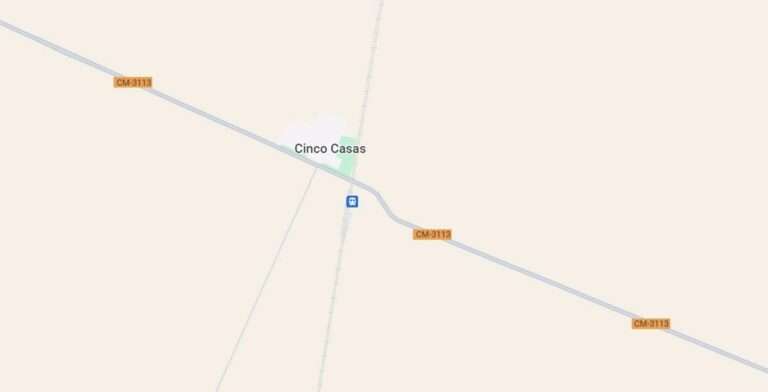 Herido leve un varón tras ser agredido con arma blanca en la pedanía alcazareña de Cinco Casas (Ciudad Real)