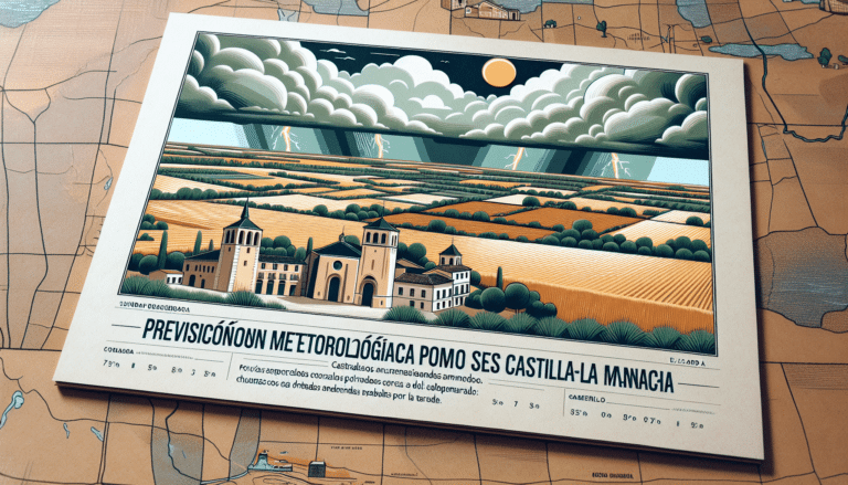 Previsión meteorológica para este domingo en Castilla-La Mancha: probables chubascos y tormentas por la tarde