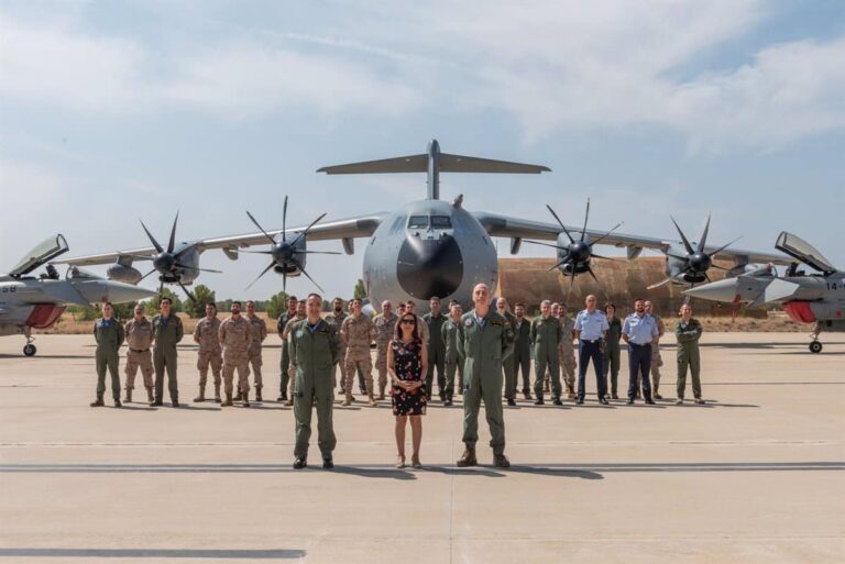 Robles destaca el "gran nivel" de los aviadores del Ala 14 de Albacete tras culminar el ejercicio 'Pacific Skies' 24