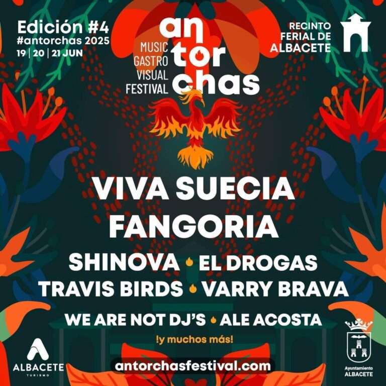 Viva Suecia, Fangoria, Shinova y El Drogas, primeros nombres del Festival Antorchas en julio en Albacete
