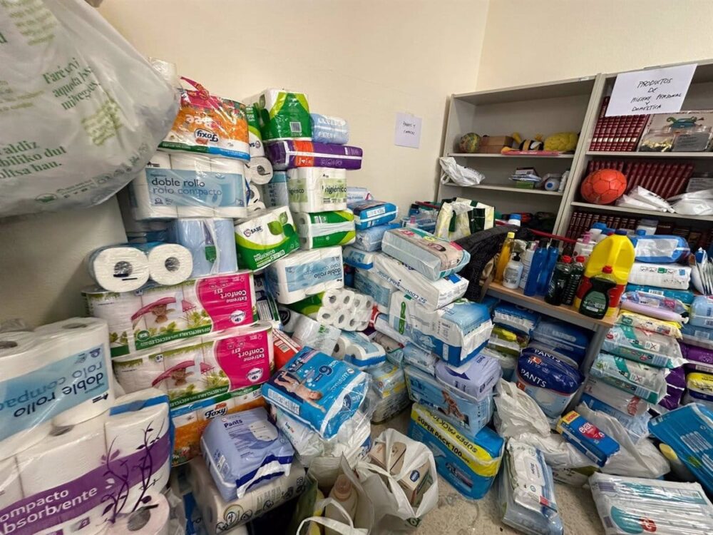 El Centro Social Juan de Ávila, epicentro de la recogida de alimentos y materiales en Ciudad Real