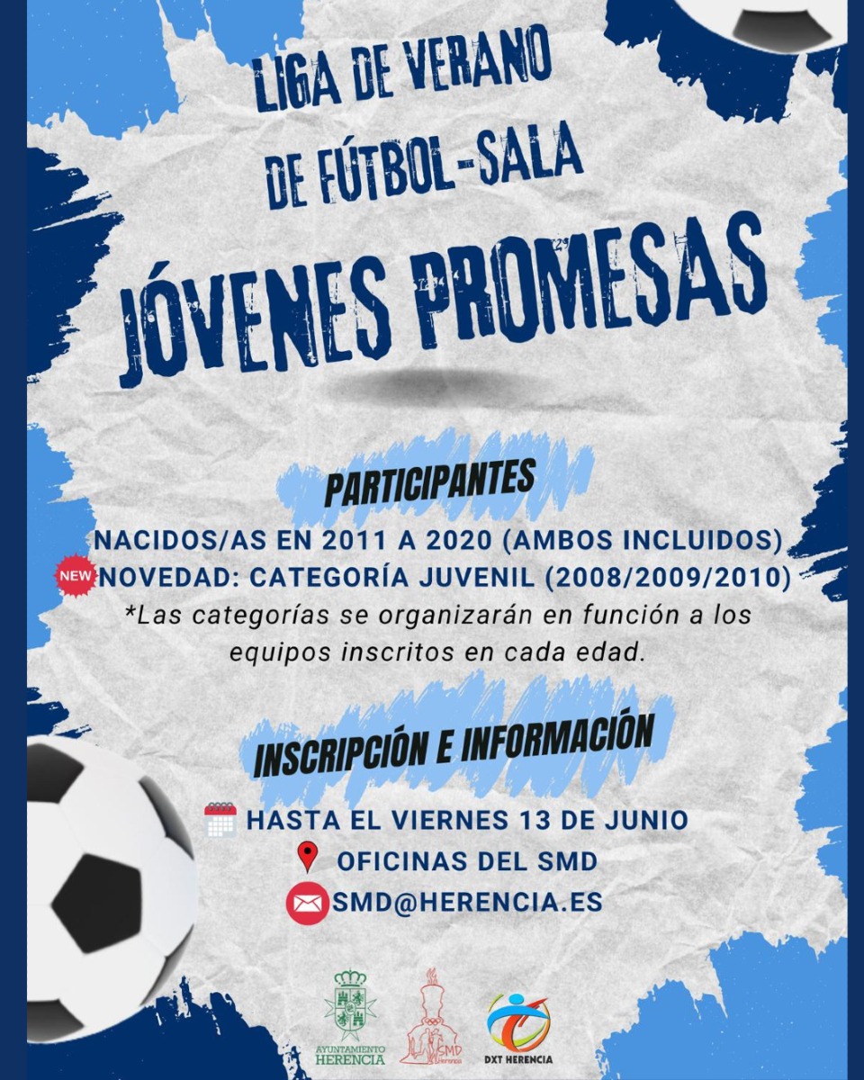 Vuelve la Liga de Verano de Fútbol-Sala ‘Jóvenes Promesas’ en Herencia 1