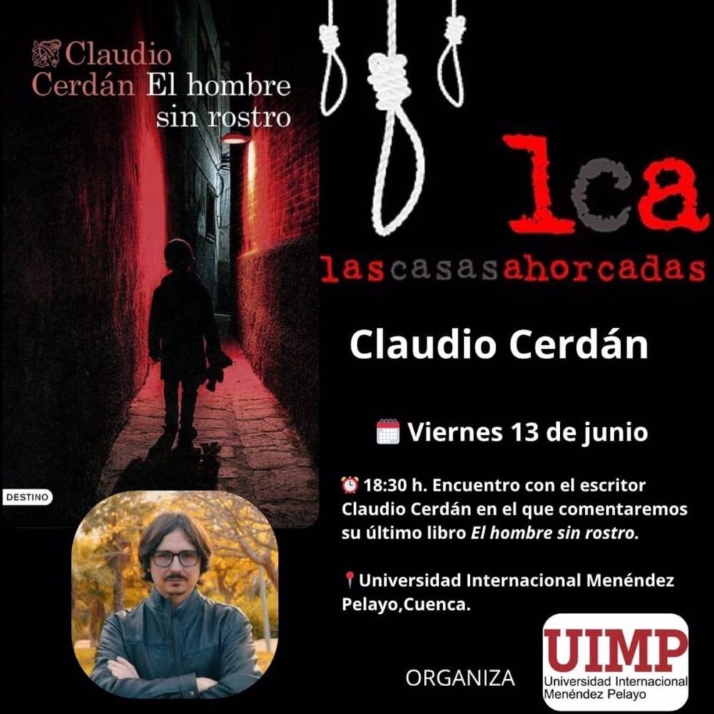 Casas Ahorcadas y la UIMP clausuran este viernes el curso del club de lectura con el escritor Claudio Cerdán
