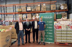 La Fundación Globalcaja llena la despensa del Banco de Alimentos de Ciudad Real donando 4.000 kilos de productos básicos