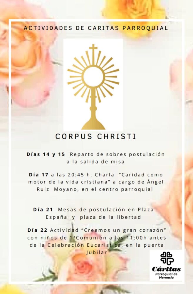 Herencia se prepara para vivir con solemnidad el Corpus Christi 2025 2