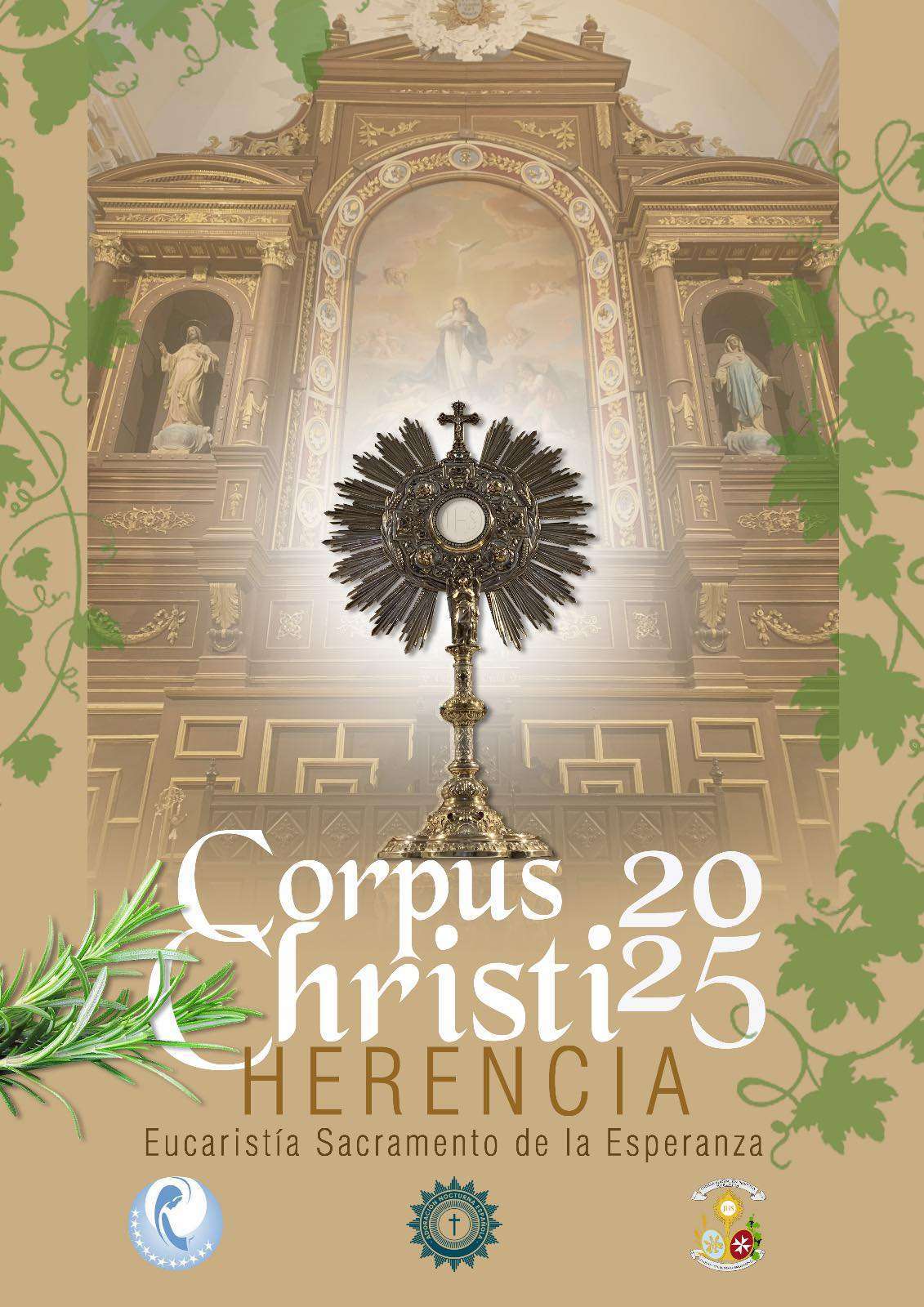 Herencia se prepara para vivir con solemnidad el Corpus Christi 2025