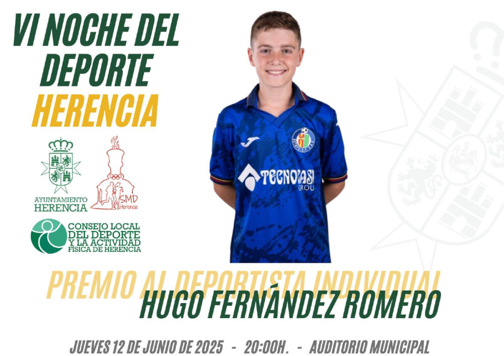Herencia celebra la VI Noche del Deporte reconociendo a sus grandes referentes de la temporada 1