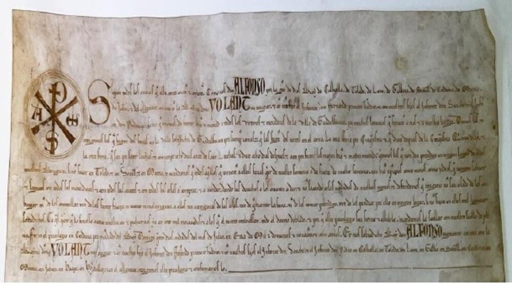 El Archivo Municipal de Guadalajara presenta 'El Privilegio Rodado' de Alfonso X como 'Documento del mes'