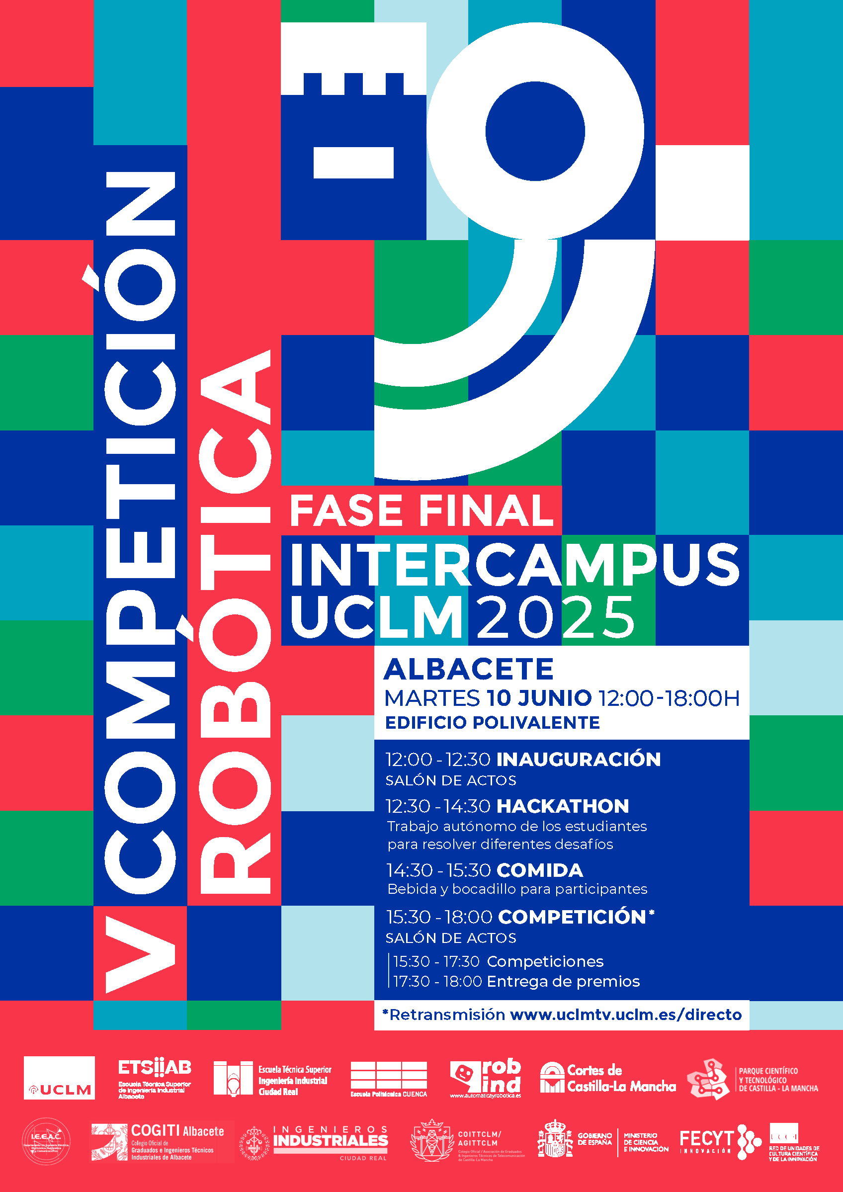El IES Hermógenes Rodríguez de Herencia brilla en la V Competición de Robótica Intercampus de la UCLM 1
