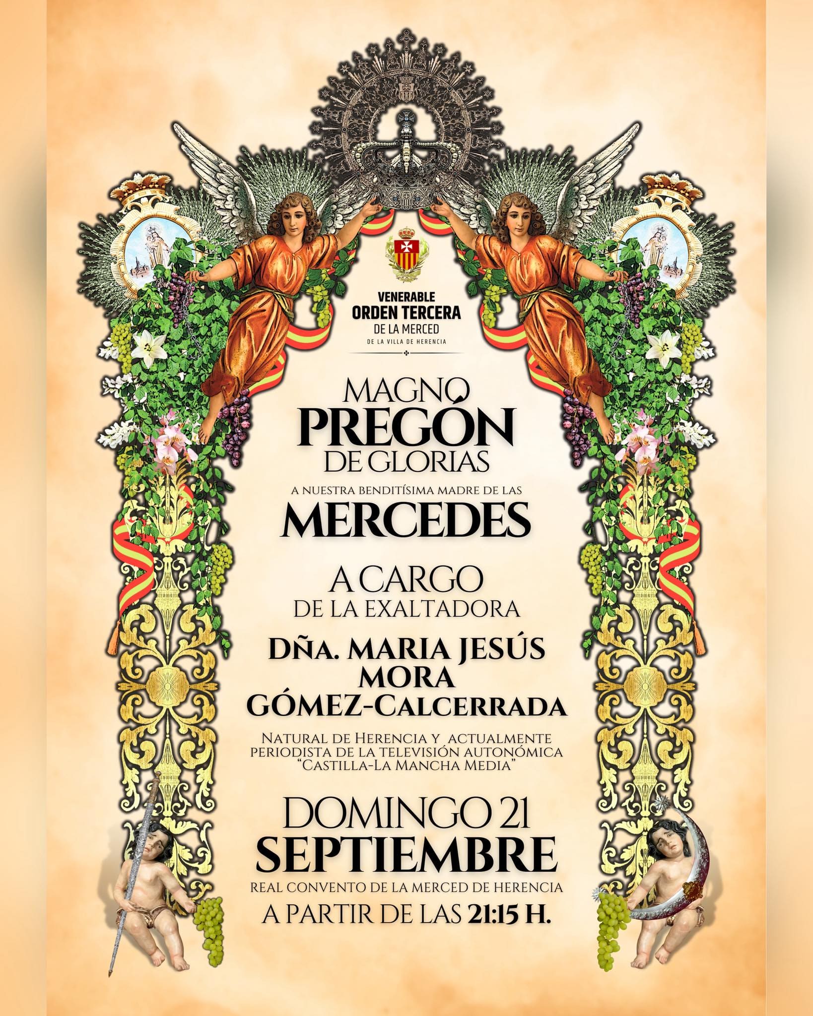 María Jesús Mora Gómez-Calcerrada será la pregonera del Magno Pregón de Glorias de la Virgen de las Mercedes 1