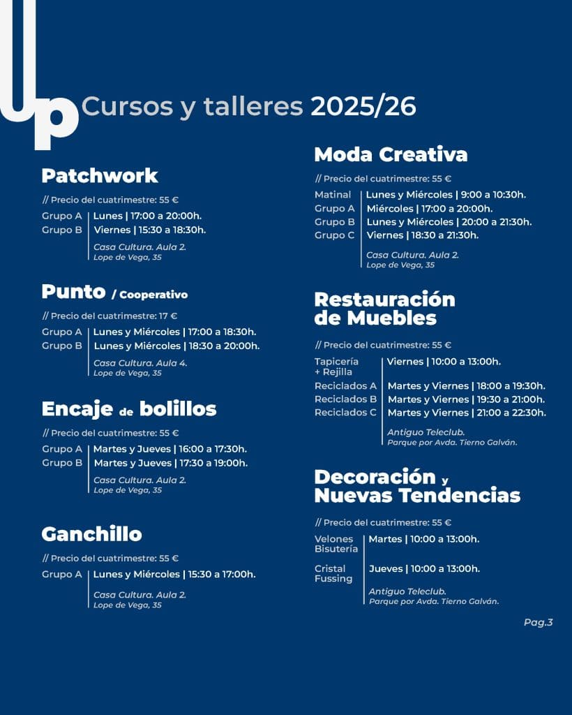 La Universidad Popular de Herencia presenta su programa más ambicioso para el curso 2025-2026 6