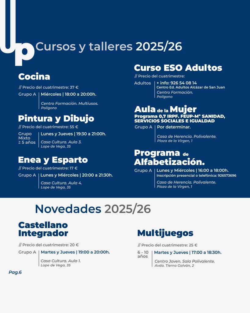 La Universidad Popular de Herencia presenta su programa más ambicioso para el curso 2025-2026 3