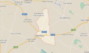 Un hombre resulta afectado por inhalación de humo tras un incendio en el interior de un domicilio en Tomelloso