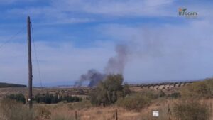 Controlado el incendio de Nambroca (Toledo), en el que ya solo trabajan dos medios y 9 personas