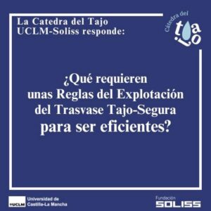 La Cátedra del Tajo aboga por diseñar unas reglas de explotación que aporten "estabilidad" en los trasvases
