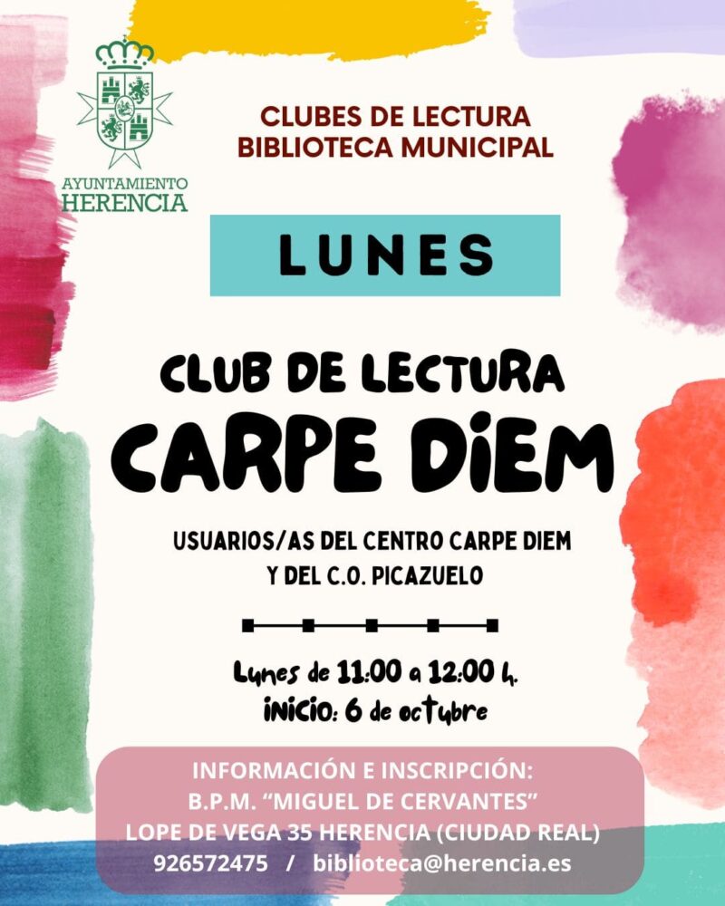 Vuelven los Clubes de Lectura a la Biblioteca Municipal de Herencia 8