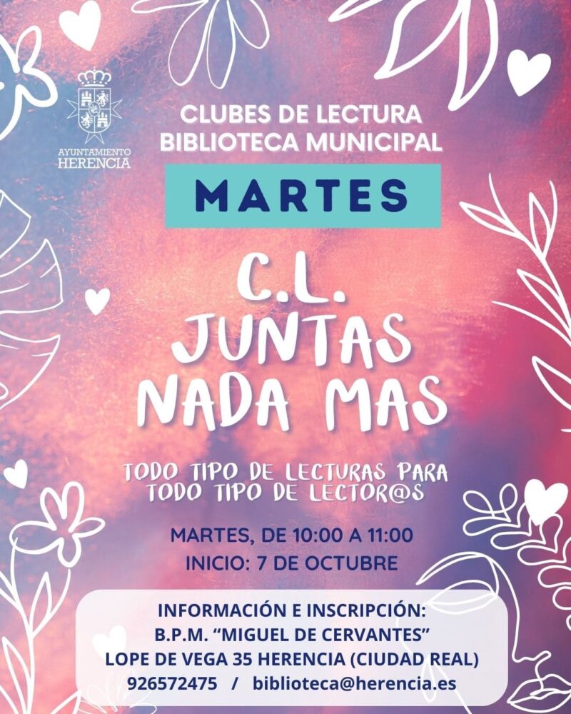 Vuelven los Clubes de Lectura a la Biblioteca Municipal de Herencia 7