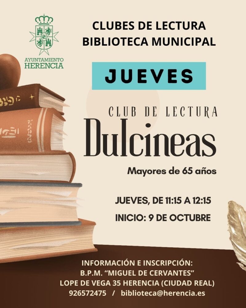 Vuelven los Clubes de Lectura a la Biblioteca Municipal de Herencia 4