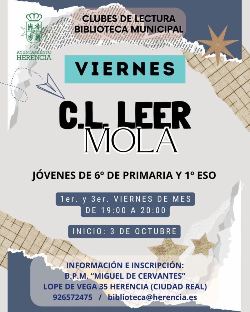 Vuelven los Clubes de Lectura a la Biblioteca Municipal de Herencia 2
