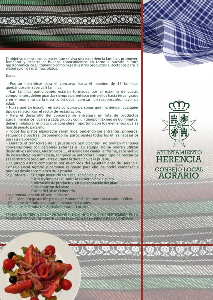 El II Concurso “Cocina en Familia” volverá a poner el sabor local en el centro de la Feria y Fiestas 2025 1