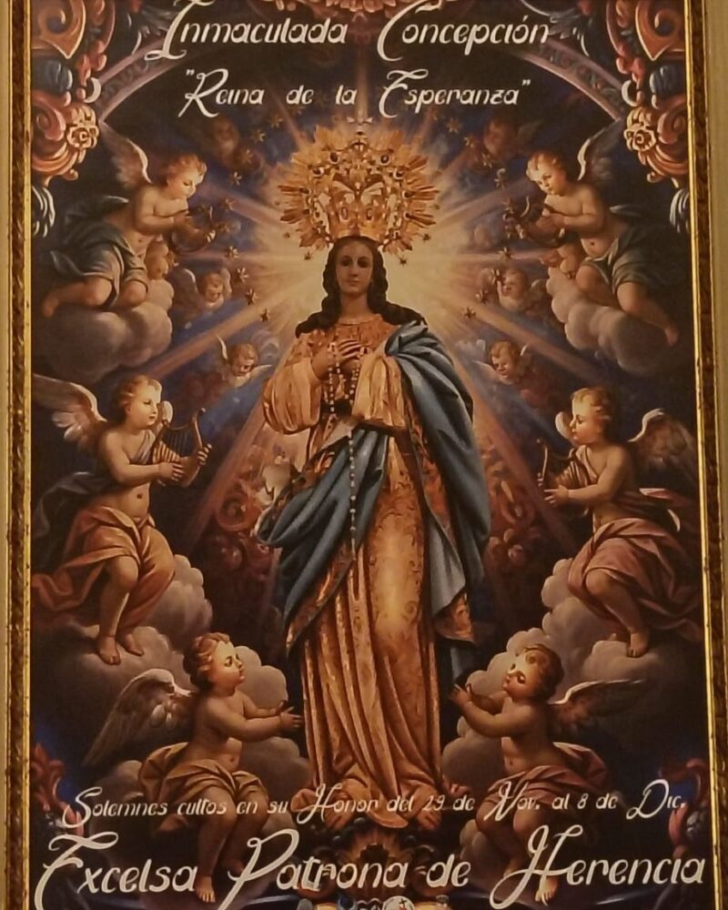 Herencia presenta el cartel y el programa de la Festividad de la Inmaculada Concepción: arranque oficial de unas fiestas muy sentidas 1