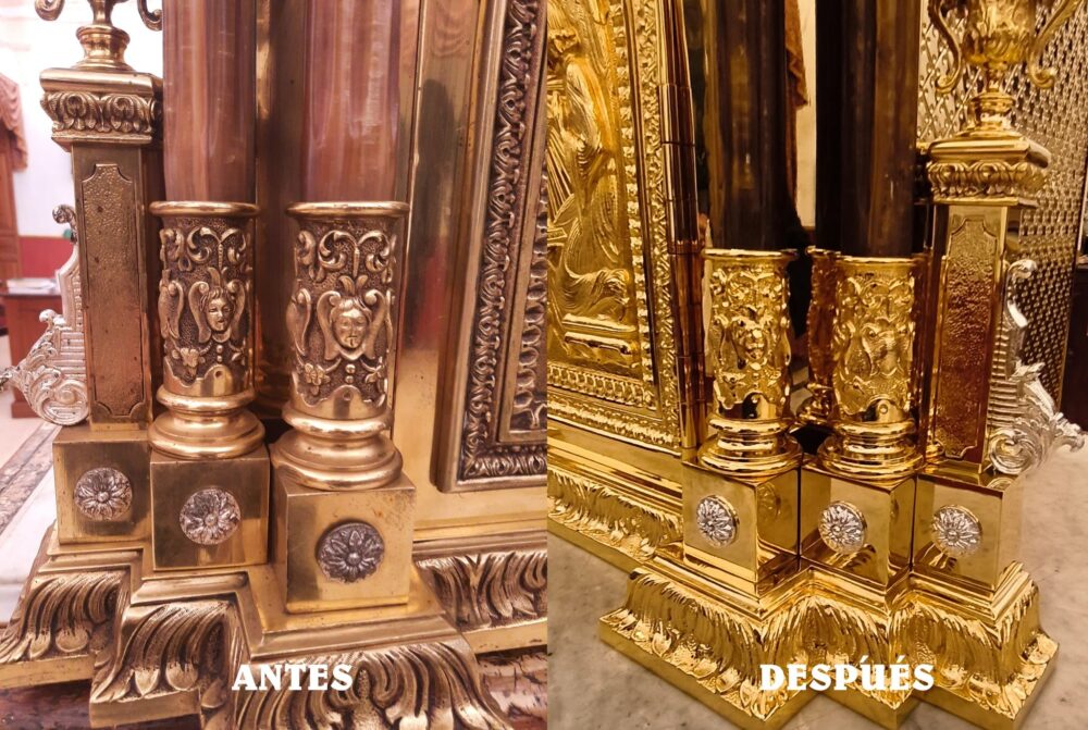 Vuelve a lucir el Sagrario del convento: una pieza clave del patrimonio de Herencia 5