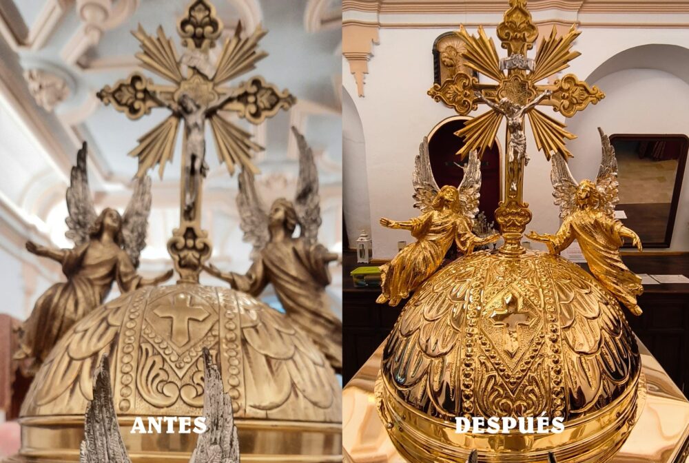 Vuelve a lucir el Sagrario del convento: una pieza clave del patrimonio de Herencia 4