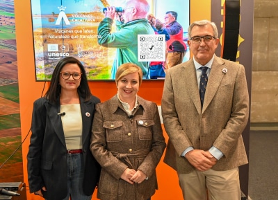 El Geoparque Volcanes de Calatrava–Ciudad Real Lanza su Nueva Identidad y Estrategia en FITUR 2026: 'Pon un Volcán en tu Vida'
