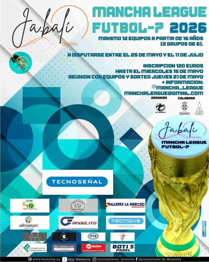 La Jabalí Mancha League de Fútbol-7 volverá a Herencia este verano 1