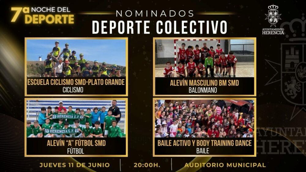 Herencia anuncia los nominados de la VII Noche del Deporte 6